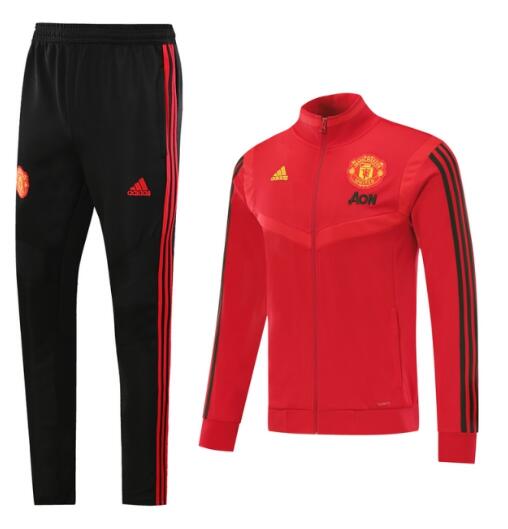 Manchester United Red Training Suits Jacket and Trousers 2020/21